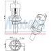 NISSENS Sensor, Kühlmitteltemperatur 207080 NISSENS Sensor, Kühlmitteltemperatur 207080