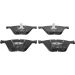 Bremsbelagsatz Bmw S. 5/7/X5/X6 3.0-6.0 09 13.0460-7261.2