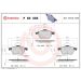 BREMBO Bremsklötze VA P 85 085 BREMBO Bremsklötze VA P 85 085