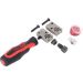 KS TOOLS FLAREFIXeco 4,75 mm Universal-Bremsleitungs-Crimpwerkzeug-Set, 4-teilig 122.1215