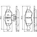 Bremsklötze FORD,MAZDA 0 986 424 645 Bremsklötze FORD,MAZDA 0 986 424 645