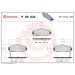 BREMBO Bremsklötze VA P 28 034 BREMBO Bremsklötze VA P 28 034