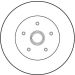 Bremsscheibe Vw P. T2 79-86 DF1524S Bremsscheibe Vw P. T2 79-86 DF1524S