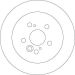 Bremsscheibe Toyota T. Rav4 DF4441 Bremsscheibe Toyota T. Rav4 DF4441