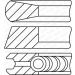 GOETZE ENGINE Kolbenringsatz 08-443400-00 Goetze Diamond Coated® LKZ-Ring®