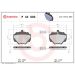 BREMBO Bremsklötze HA P 44 003 BREMBO Bremsklötze HA P 44 003