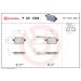 BREMBO Bremsklötze Xtra HA P 23 133X BREMBO Bremsklötze Xtra HA P 23 133X