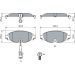 Bremsklötze AUDI,SEAT,SKODA,VW 0 986 494 660
