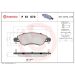 BREMBO Bremsklötze VA P 61 070
