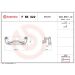 BREMBO Bremssattelhaltersatz F BK 022 BREMBO Bremssattelhaltersatz F BK 022