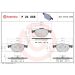 BREMBO Bremsklötze VA P 24 058 BREMBO Bremsklötze VA P 24 058
