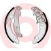 Bremsbackensatz HA FORD Fiesta, Ka 95-14 ESSENTIAL LINE S 24 530 Bremsbackensatz HA FORD Fiesta, Ka 95-14 ESSENTIAL LINE S 24 530