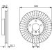 Bremsscheibe VA BMW X5,X6 07 0 986 479 624 Bremsscheibe VA BMW X5,X6 07 0 986 479 624