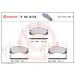 BREMBO Bremsklötze VA CITROEN C-Crosser 08 XTRA LINE P 54 017X