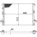 Kühler, Motorkühlung CR 1092 000P Kühler, Motorkühlung CR 1092 000P