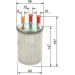 Kraftstofffilter FORD,SSANGYONG,JAGUAR 0 450 906 508