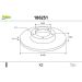 VALEO Bremsscheibe 186251