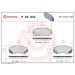 BREMBO Bremsklötze P 54 043 BREMBO Bremsklötze P 54 043