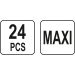 Satz Siherungäw Maxi, 24 El YT-83140 Satz Siherungäw Maxi, 24 El YT-83140