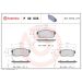 BREMBO Bremsklötze HA P 49 035 BREMBO Bremsklötze HA P 49 035