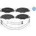 Bremsbelagsatz Citroen P. Xantia 98- Mit Sensor 025 231 3518/W Bremsbelagsatz Citroen P. Xantia 98- Mit Sensor 025 231 3518/W