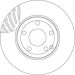 Bremsscheibe Db P. W204 07 DF4863S Bremsscheibe Db P. W204 07 DF4863S