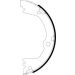 Handbremsbacken Hyundai Santa Fe 2.0-3.3 4Wd 12 91082700 Handbremsbacken Hyundai Santa Fe 2.0-3.3 4Wd 12 91082700