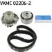 Wasserpumpe + Zahnriemensatz VKMC 02206-2