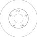 Bremsscheibe Mitsubishi P DF7231 Bremsscheibe Mitsubishi P DF7231