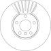 Bremsscheibe Bmw S. E70 X5 07 DF4852S