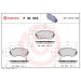 BREMBO Bremsklötze VA P 30 053
