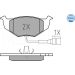 Bremsbelagsatz Vw P. Polo 01- Mit Sensor MEYLE-ORIGINAL: True to OE 025 218 6817/W