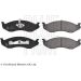Bremsbelagsatz Jeep P. Cherokee/Wrangler 2.1-5.9 4X4 84-01 ADG04229