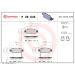 BREMBO Bremsklötze HA P 28 046 BREMBO Bremsklötze HA P 28 046