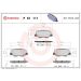 BREMBO Bremsklötze HA P 61 111