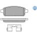 Bremsbelagsatz Opel T. Astra/Zafira 09- Mit Sensor 025 250 9616/W Bremsbelagsatz Opel T. Astra/Zafira 09- Mit Sensor 025 250 9616/W