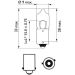 H6W 12V.6W.BAX9s Lampe Halogen 12036CP