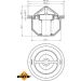 Thermostat, Kühlmittel 725168 Thermostat, Kühlmittel 725168