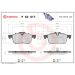 BREMBO Bremsklötze VA P 52 017