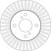 89 481 030 Bremsscheibe VA SUZUKI Alto 09 DF6214