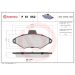 BREMBO Bremsklötze VA P 61 052 BREMBO Bremsklötze VA P 61 052