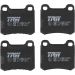 Bremsklötze HA MERCEDES W201,W202,W124,W126 84 COTEC GDB911