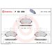 BREMBO Bremsklötze VA P 56 099 BREMBO Bremsklötze VA P 56 099
