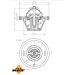 Thermostat, Kühlmittel EASY FIT 725064