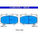 Bremsbelagsatz Toyota P. Land Cruiser 4.2Td/4.7 98-07 13.0460-5746.2 Bremsbelagsatz Toyota P. Land Cruiser 4.2Td/4.7 98-07 13.0460-5746.2