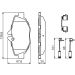 Bremsklötze MERCEDES E-Klasse 0 986 494 647 Bremsklötze MERCEDES E-Klasse 0 986 494 647