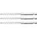 BGS Nylonbürste 8 mm Antrieb Außensechskant 6,3 mm (1/4 ) 3-tlg 3078-8-N