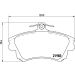 BREMBO Bremsklötze VA P 54 036