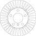 11 481 072 Bremsscheibe VA DF6255 11 481 072 Bremsscheibe VA DF6255