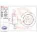 84 482 025 Bremsscheibe HA 08.A755.20